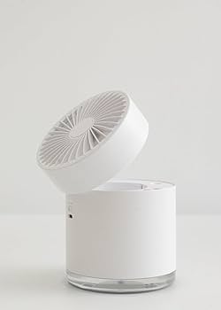 ✨多機能✨ 扇風機 加湿器 加湿扇風機 ポータブル扇風機 アウトドア LED Amazon | かわいいリトル フォックス ミスト ファン ポータブル